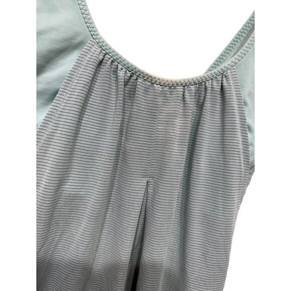 Lululemon run times tank top size 6 turquoise‎ - Picture 3 of 6